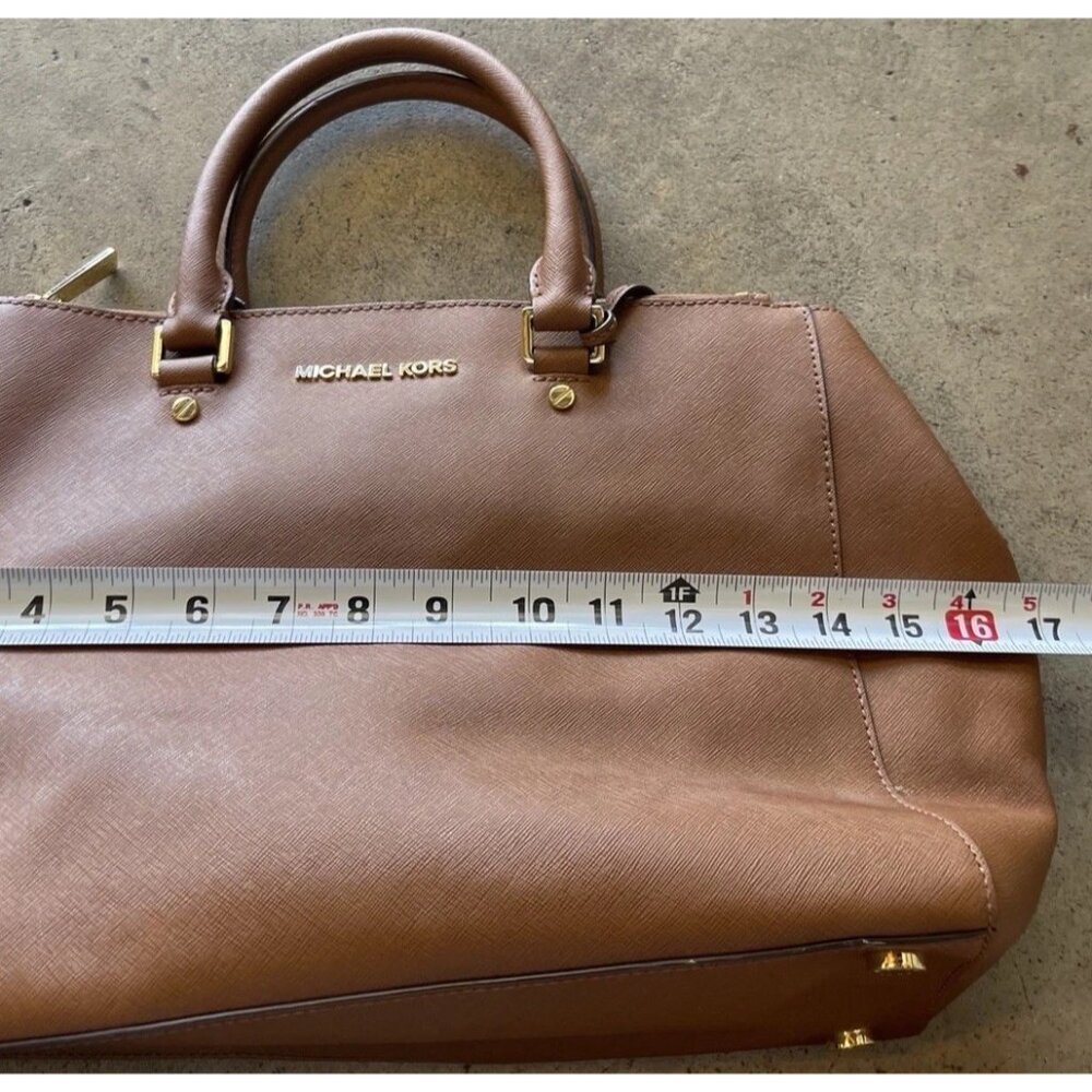 Michael Kors Womens Jet Set Chain Soft Genuine Leather Shoulder Tote Bag - Picture 9 of 16